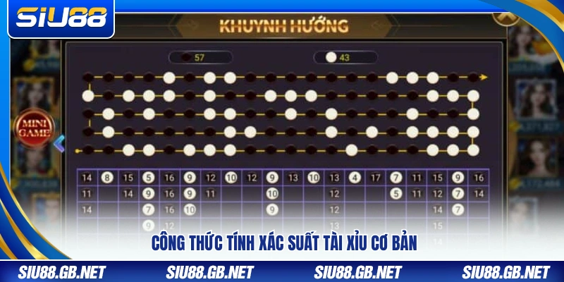 Tính Xác Suất Tài Xỉu Siu88 – Công Thức Cơ Bản Dễ Áp Dụng 3 Cách tính xác suất tài xỉu theo nguyên lý cơ bản
